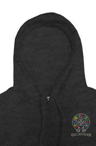 The Hollywood Vampire Rainbow Crosses Pullover Hoodie (BLACK)