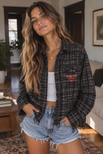 Wild + Wild Eye’d Cropped Fall Flannel
