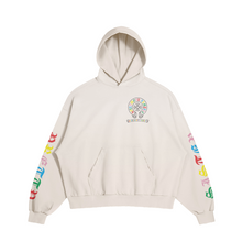 The Hollywood Vampire Rainbow Crosses Unisex Sun Faded Distressed Pocket Hoodie