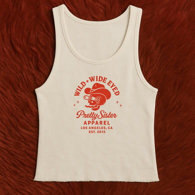Wild & Wide Eyed Cropped Tank