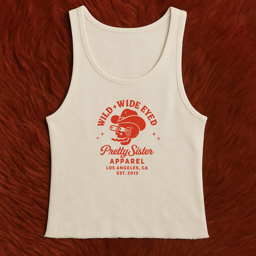 Wild & Wide Eyed Cropped Tank