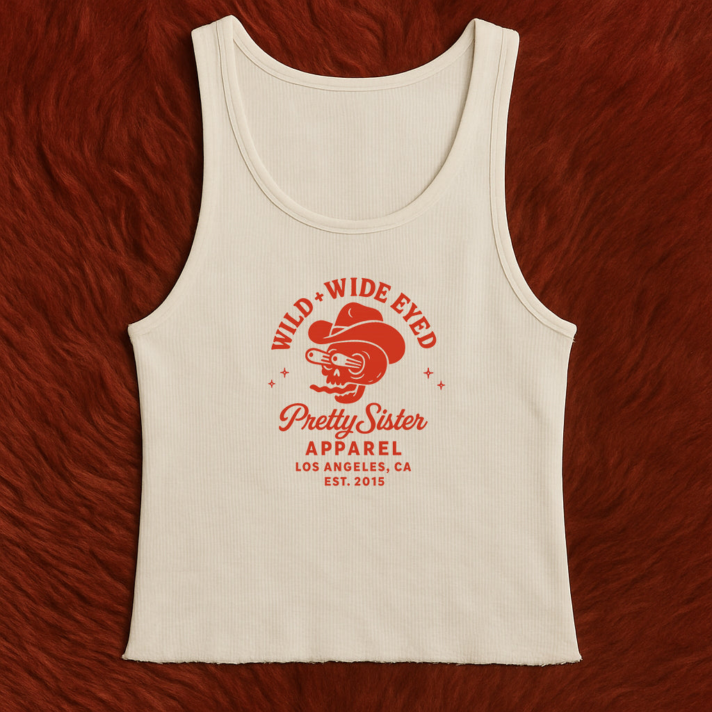 Wild & Wide Eyed Cropped Tank