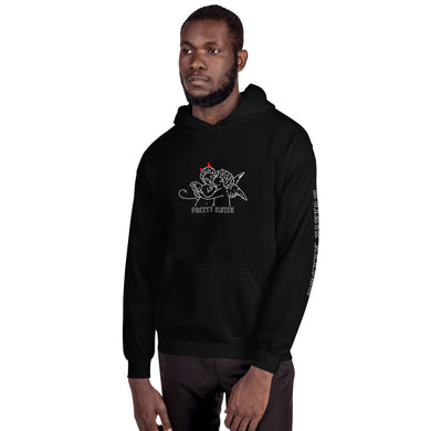 Pretty Sister FWD Cherub black pullover hoodie